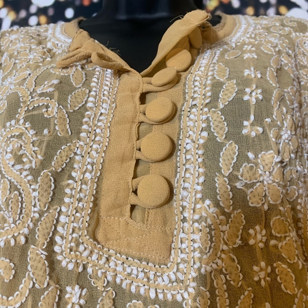 Extremely special hand made Sari Dress - Picture 2 of 4